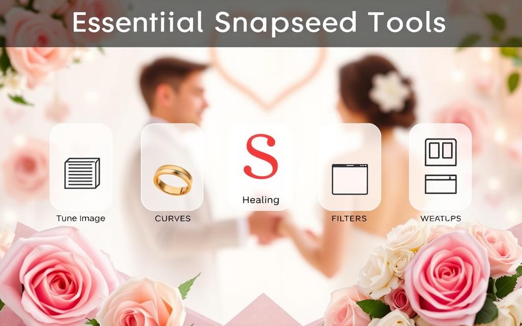 Snapseed Tools for Wedding Photos